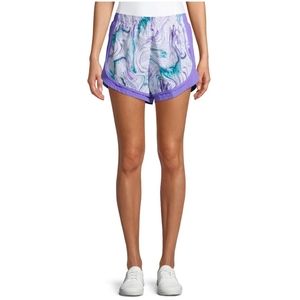 Athletic Works Running Shorts Reg Fit Lined Mid Rise Elastic Waist Purple  SZ M